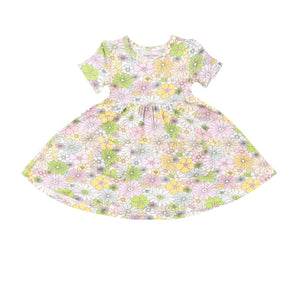 Angel Dear Groovy Baby Retro Floral Dress